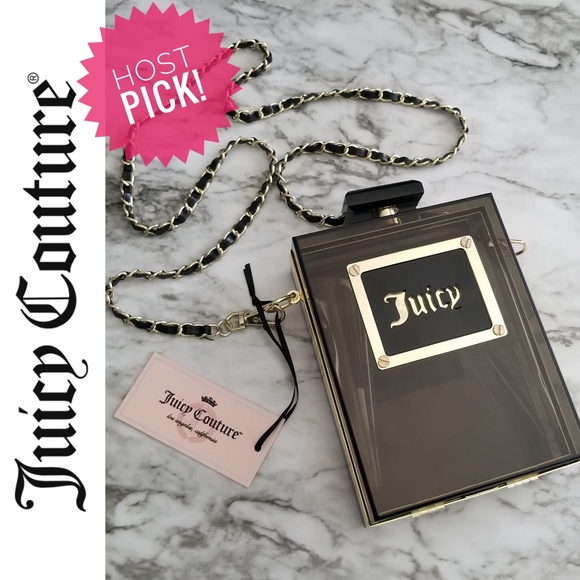 Juicy Couture Handbags - [HP!] Juicy Couture Bottle Crossbody Bag-VERY RARE